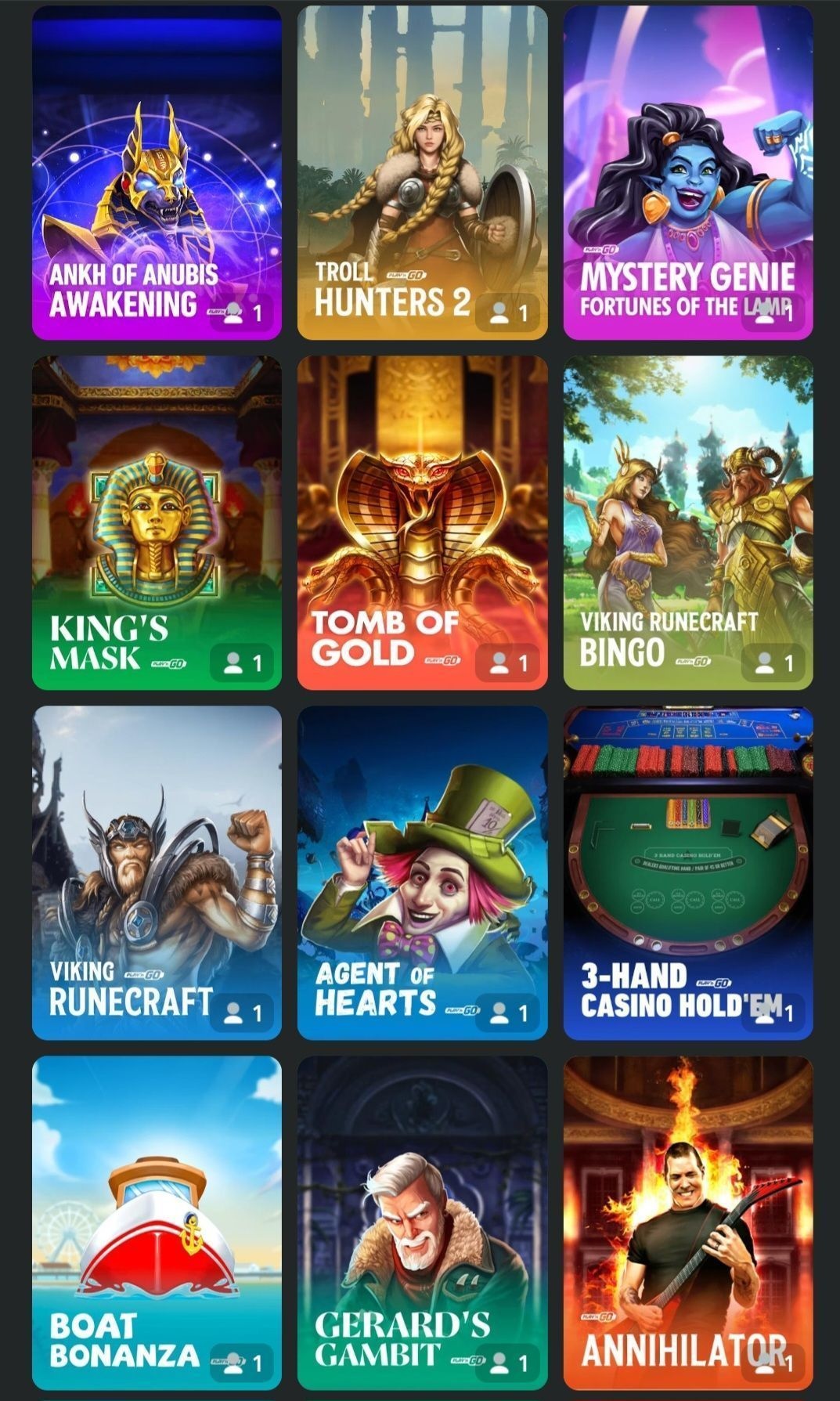 Ace Casino game